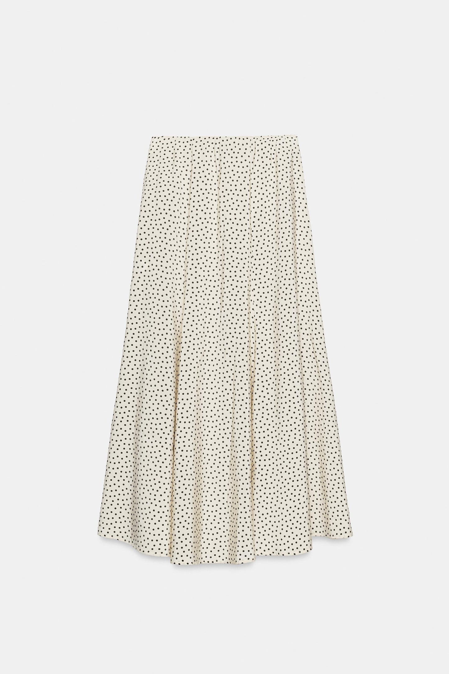 Falda Midi Fluida Lunares